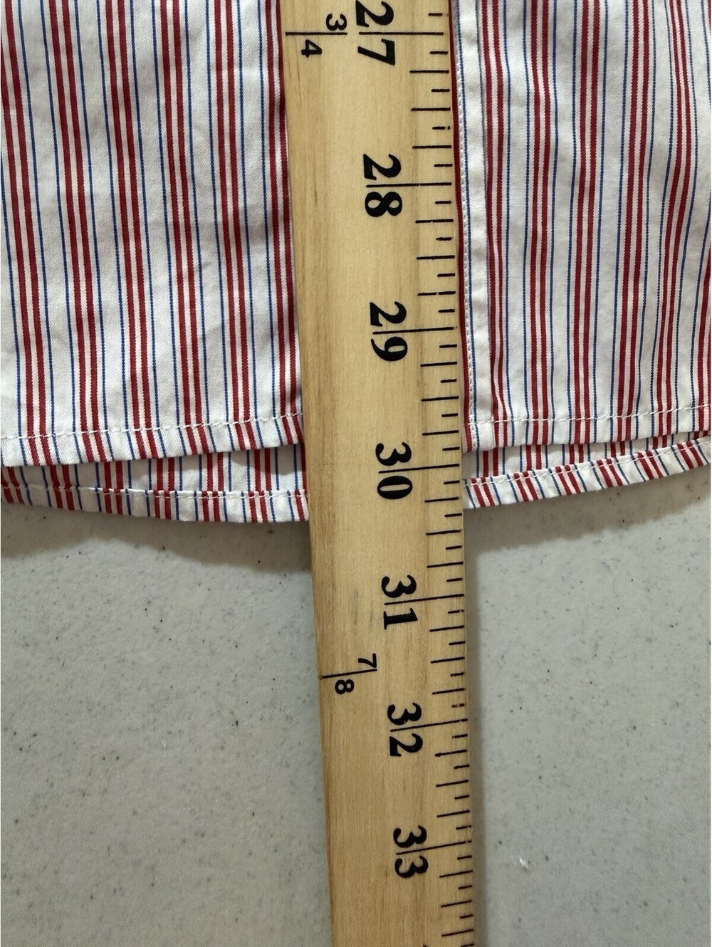 Thomas Pink 2012 Special Edition Olympics Dress Shirt Red Blue Stripes Size 16.5 - Picture 6 of 6